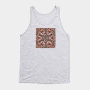 Sepia Tone Mandala Number 3 Tank Top